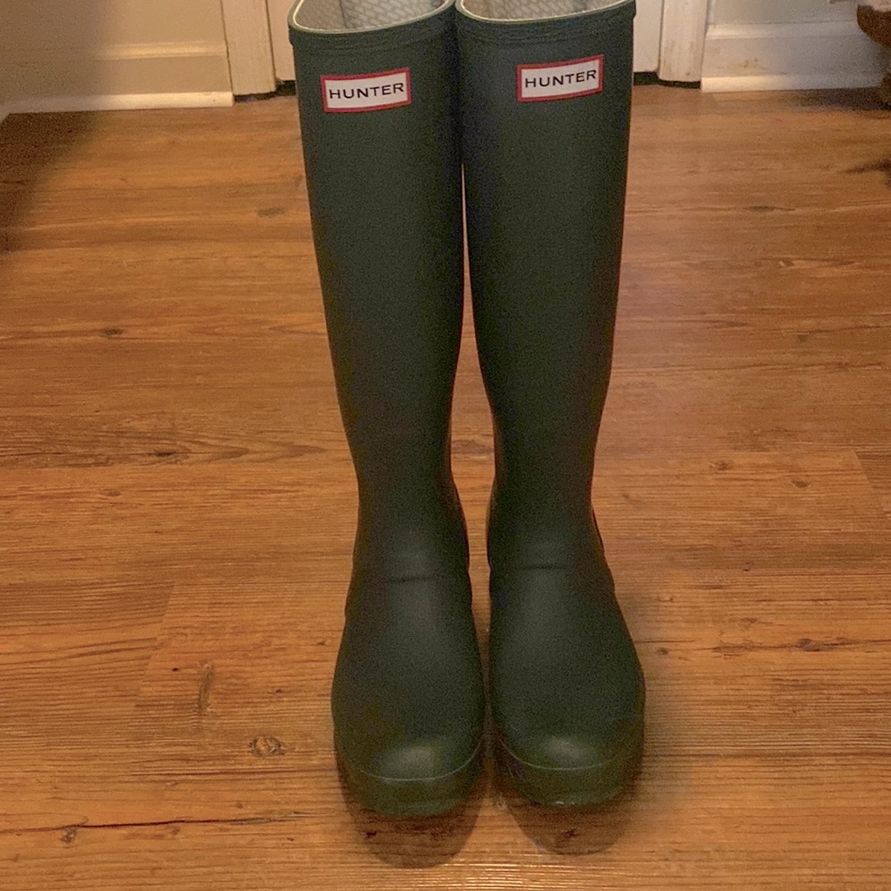 Womens Hunter Adjustable Tall Back Rain Boots